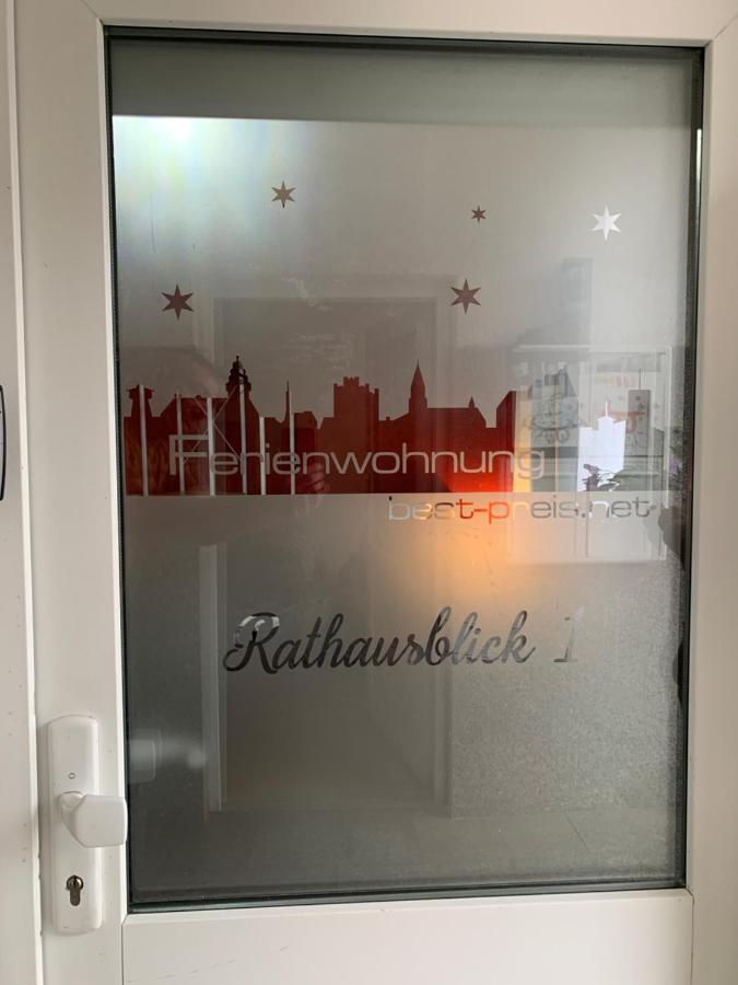 Exklusive Stadtwohnung: Rathausblick mit Elbradweg-Zugang Wittenberge Exterior photo